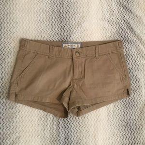 khaki shorts